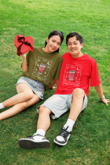 Coffee Lovers Graphic -Oversized Classic T-Shirt