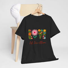 Floral Love Tee - Let Love Bloom Graphic Shirt, Unisex Cotton Tee, Spring/Summer Style, Gift for Her, Cute Casual Top