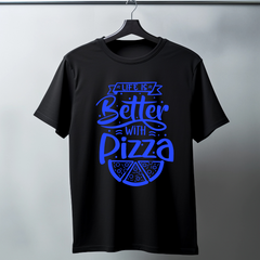 Cool Pizza Vibes Graphic Regular Fit T-shirt
