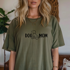 Dog Mom - Women’s high-waisted t-shirt