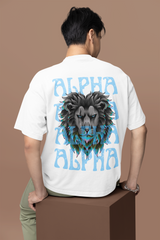 Alpha lion Graphic Unisex Oversized Standard T-Shirt