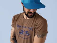 Vision of hope Eyes Graphic -Unisex Classic Crew T-Shirt