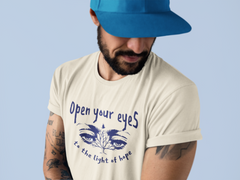 Vision of hope Eyes Graphic -Unisex Classic Crew T-Shirt
