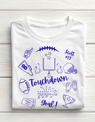 Football Goal Graphic -Unisex Oversized Classic T-Shirt