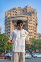 Cherry Minimal Graphics -Unisex Oversized Standard T-Shirt