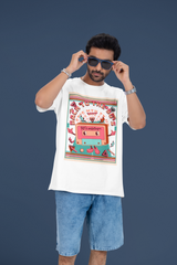 Back to 90s Retro Graphic -Unisex Oversized Classic T-Shirt