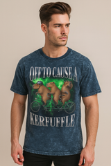 Capybara Chaos -Unisex Acid Washed Oversized Tee