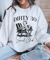 Dirty 30 Social Club - Oversized Classic T-Shirt