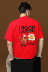 Funny Crab Poop Relaxed Fit Unisex Classic Crew T-Shirt