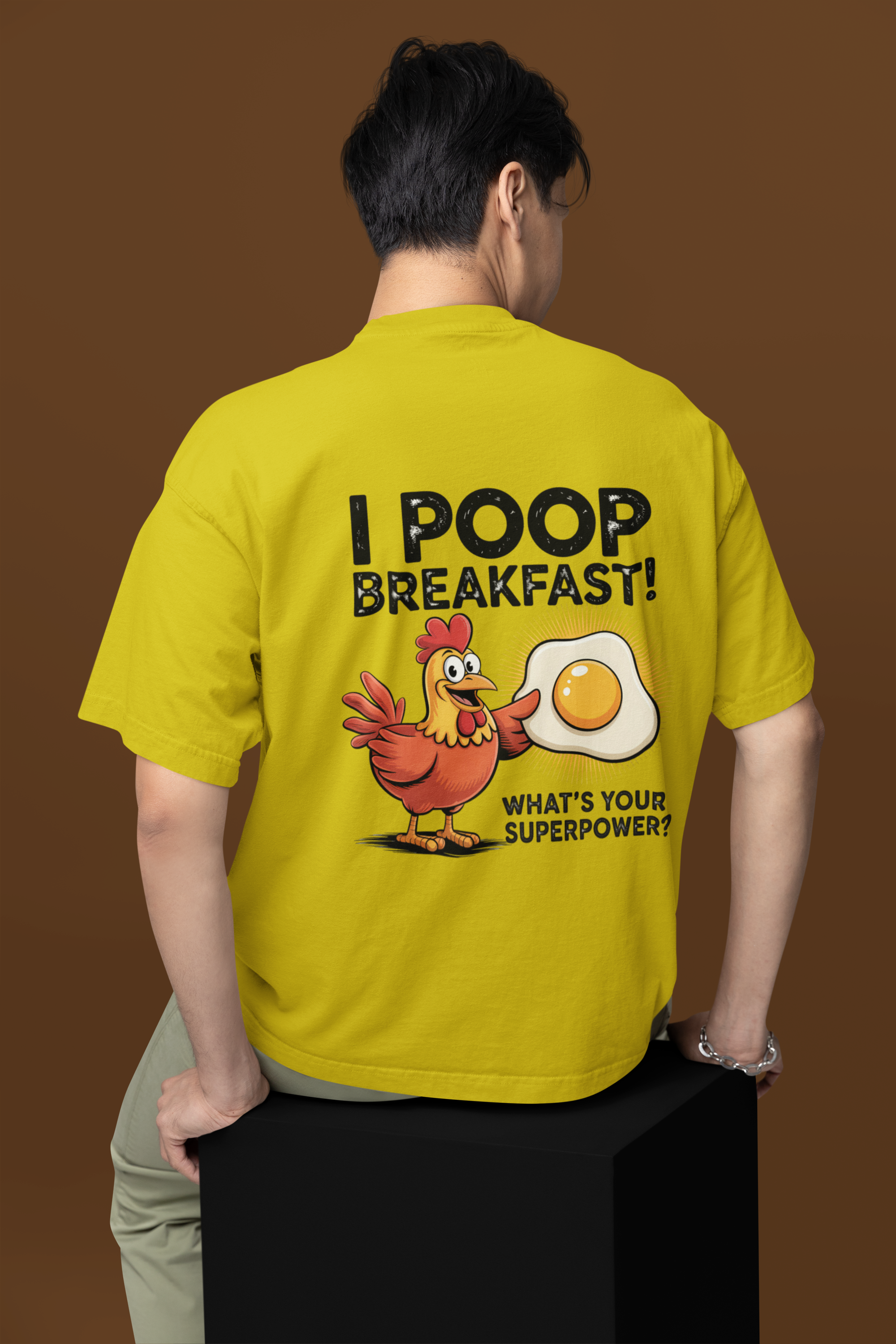 Funny Crab Poop Relaxed Fit Unisex Classic Crew T-Shirt