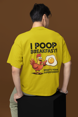 Funny Crab Poop Relaxed Fit Unisex Classic Crew T-Shirt