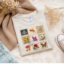 Nature Stamp Collection -Unisex Oversized Classic T-Shirt