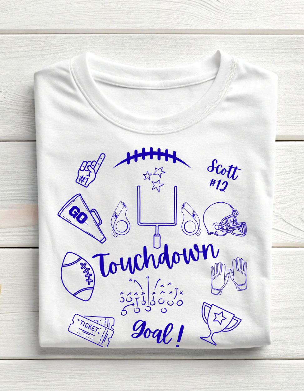 Football Goal Graphic -Unisex Oversized Classic T-Shirt
