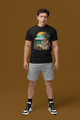 Cute Explorer Owl Travel Unisex Classic Crew T-Shirt