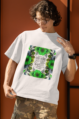 God Hope Floral Faith Tee Oversized Classic T-Shirt