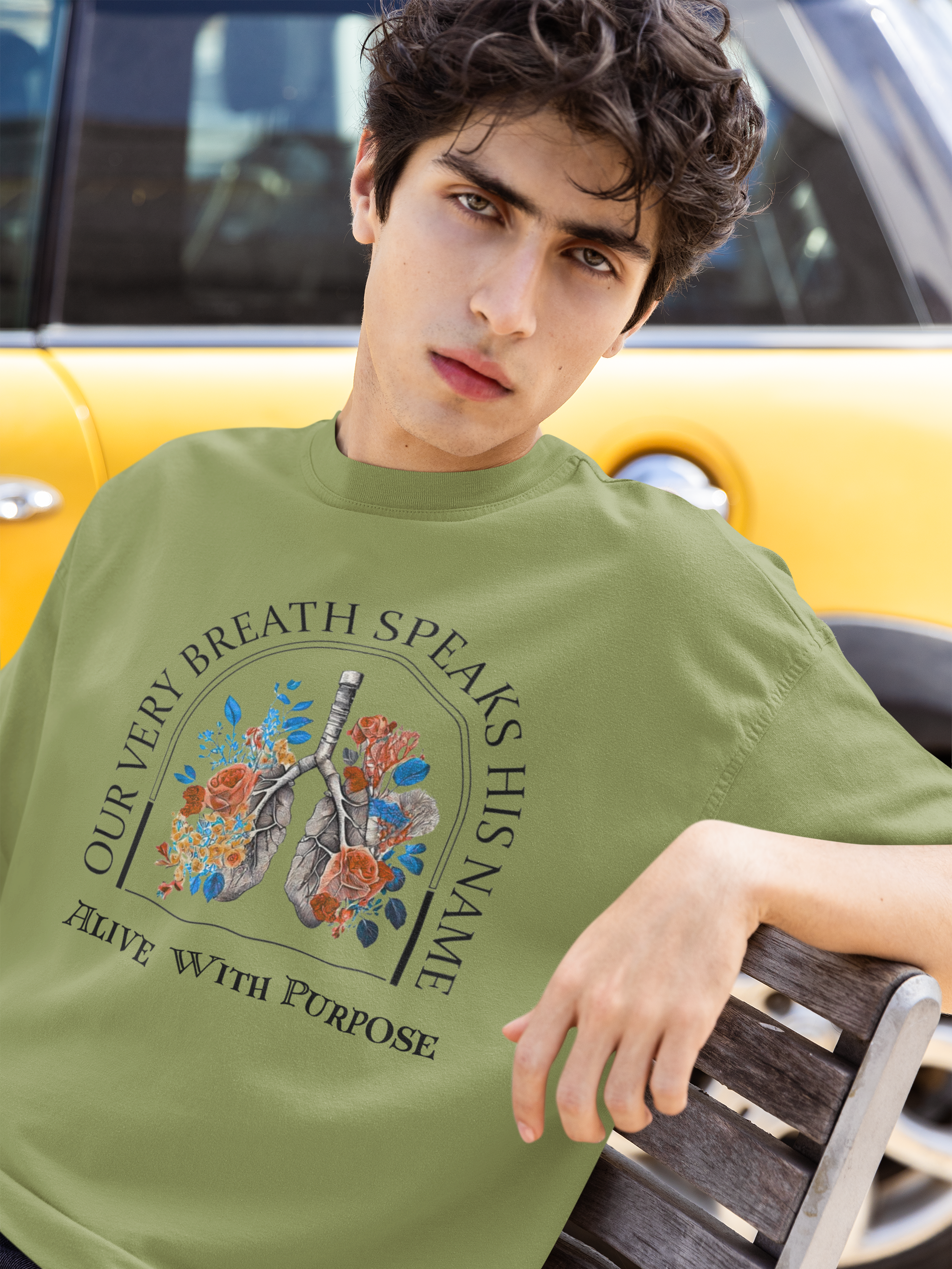 Breath of Life Purpose -Unisex Oversized Classic T-Shirt