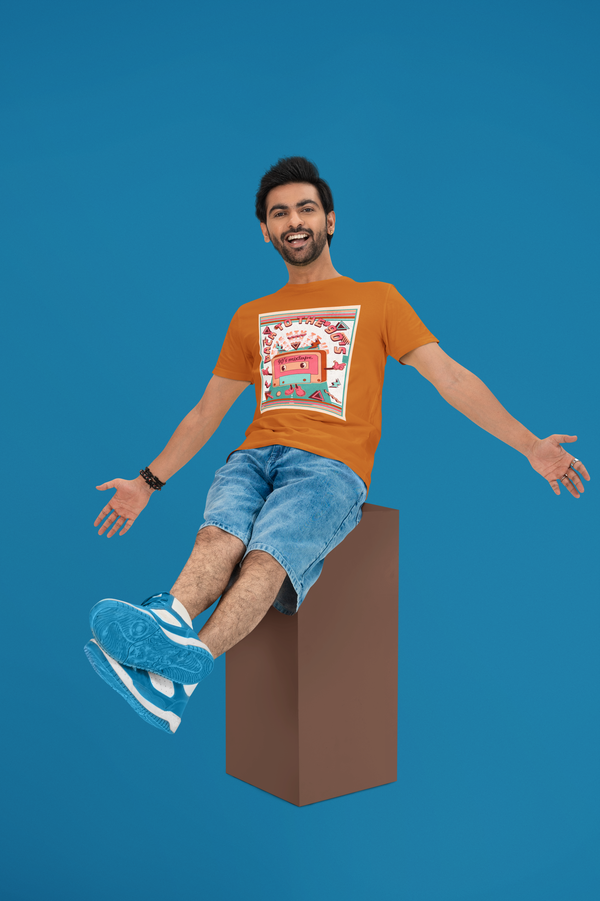 Back to 90s Retro Graphic -Unisex Oversized Classic T-Shirt
