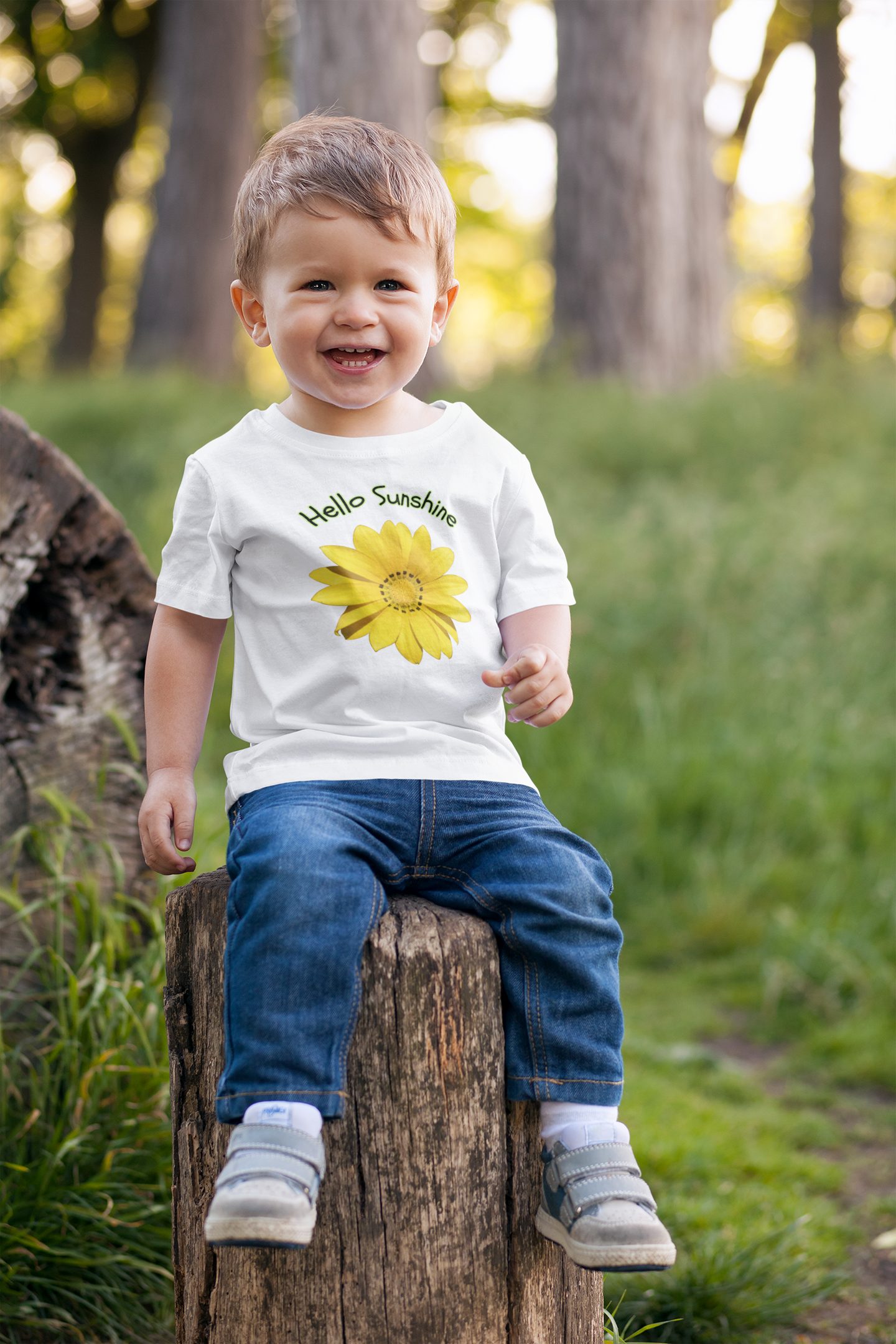 Sunflower Graphics Boy's Crew Neck T-Shirt