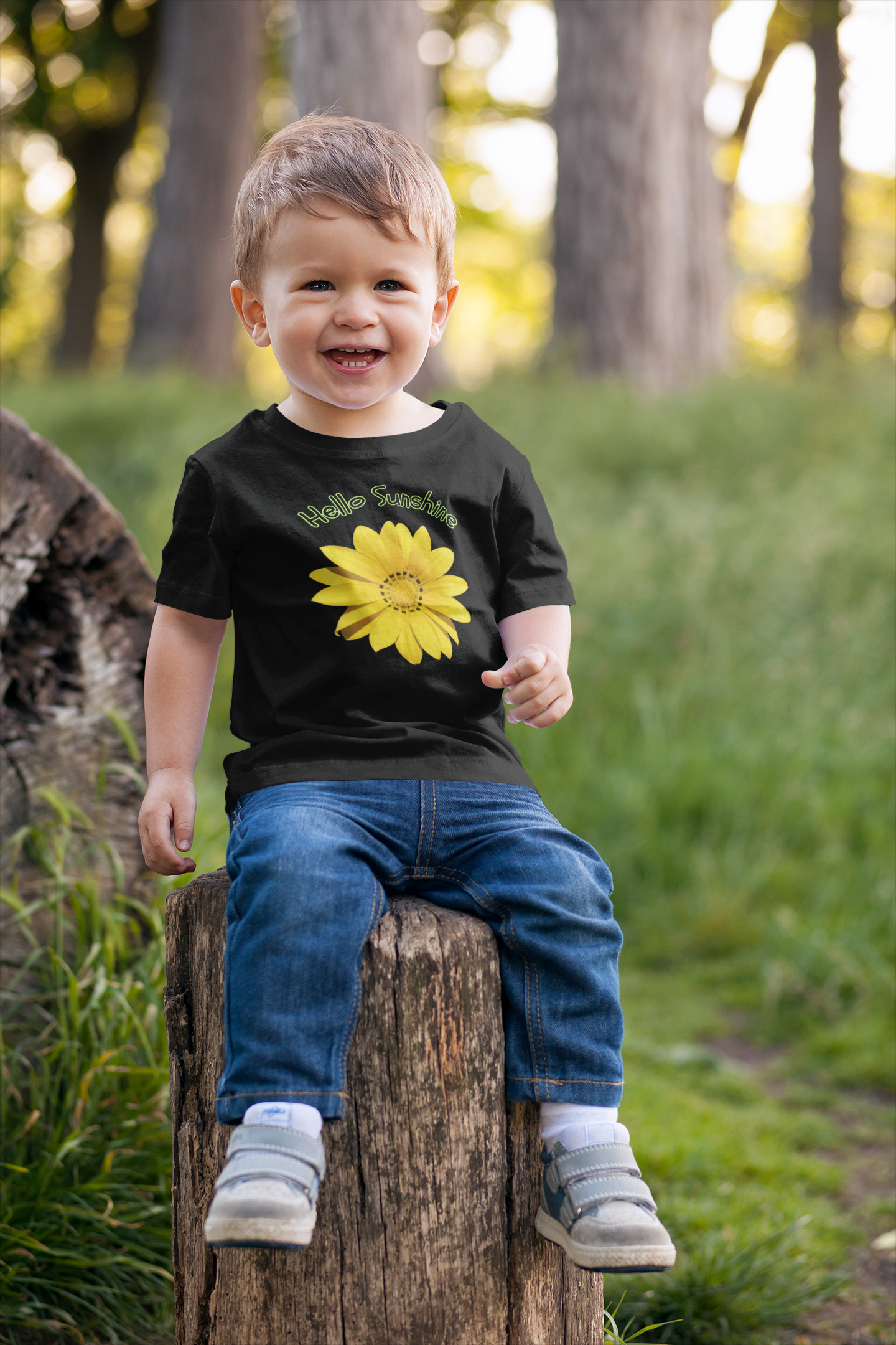 Sunflower Graphics Boy's Crew Neck T-Shirt