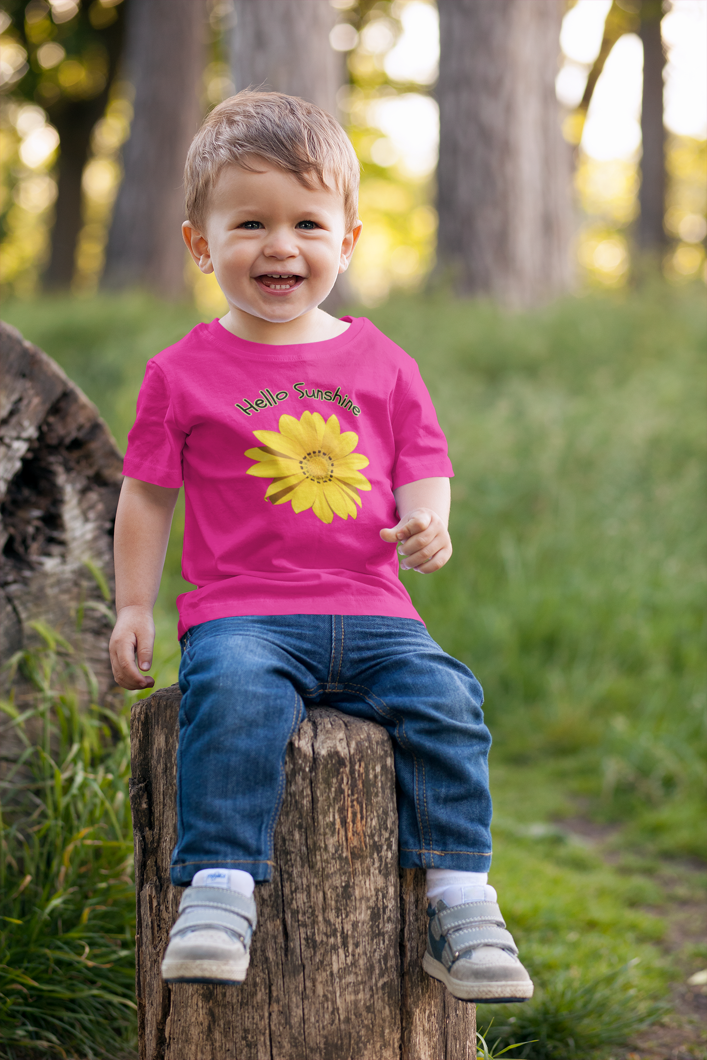 Sunflower Graphics Boy's Crew Neck T-Shirt